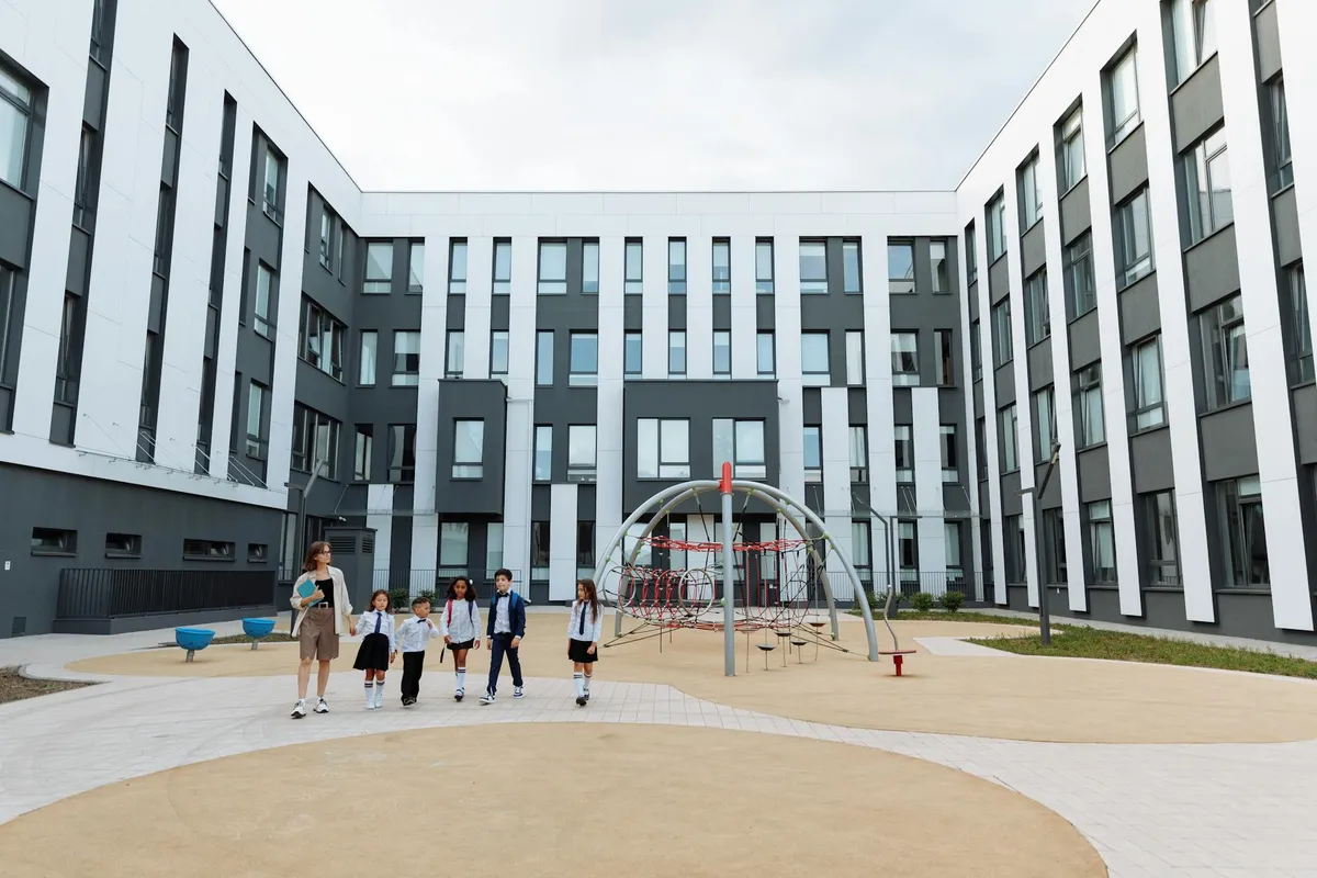 A school building